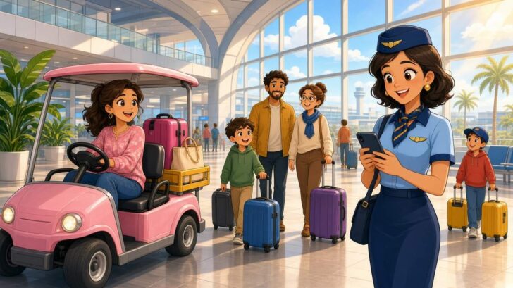 What Happens When A Whole Airport Gets Surprised By A Pilot On The Move - comic illustration