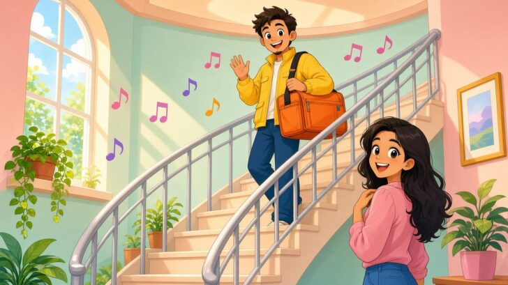 What Do You Do When The Delivery Guy Knows The Song Better Than You - comic illustration